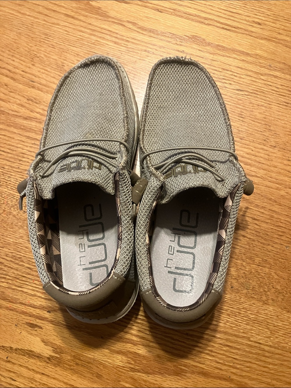 Hey Dude Men's Slip-On Loafers in Olive
